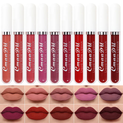 Velvet Matte Waterproof Lip Gloss Set