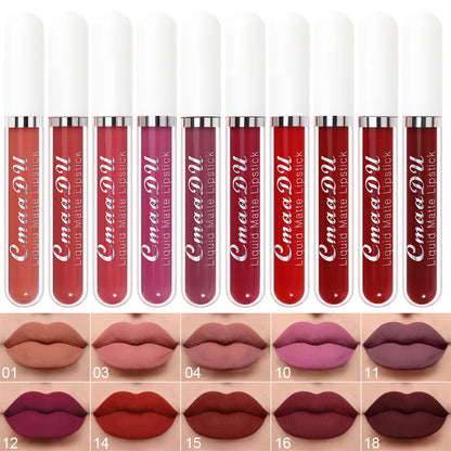 Velvet Matte Waterproof Lip Gloss Set